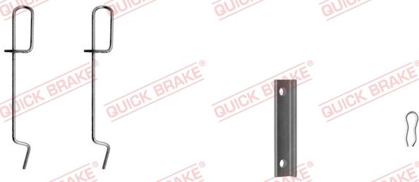 QUICK BRAKE 109-1125-1 - Комплект принадлежности, дискови накладки vvparts.bg