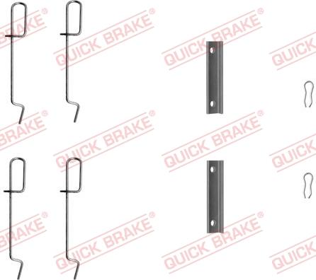 QUICK BRAKE 1091125 - Комплект принадлежности, дискови накладки vvparts.bg