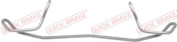 QUICK BRAKE 109-1123-1 - Комплект принадлежности, дискови накладки vvparts.bg