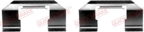 QUICK BRAKE 109-1174-1 - Комплект принадлежности, дискови накладки vvparts.bg