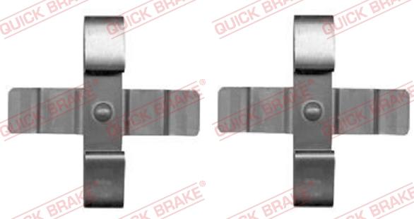 QUICK BRAKE 109-1899-1 - Комплект принадлежности, дискови накладки vvparts.bg