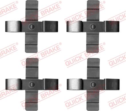 QUICK BRAKE 1091899 - Комплект принадлежности, дискови накладки vvparts.bg