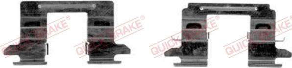 QUICK BRAKE 109-1841R-1 - Комплект принадлежности, дискови накладки vvparts.bg