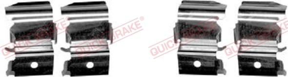 QUICK BRAKE 109-1855R-1 - Комплект принадлежности, дискови накладки vvparts.bg