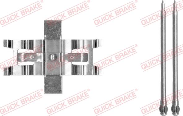 QUICK BRAKE 109-1805-1 - Комплект принадлежности, дискови накладки vvparts.bg