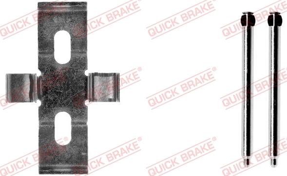 QUICK BRAKE 109-1248-1 - Комплект принадлежности, дискови накладки vvparts.bg