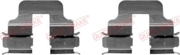 QUICK BRAKE 109-1247-1 - Комплект принадлежности, дискови накладки vvparts.bg