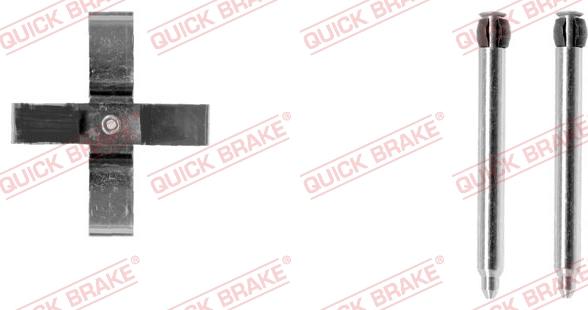 QUICK BRAKE 109-1266-1 - Комплект принадлежности, дискови накладки vvparts.bg