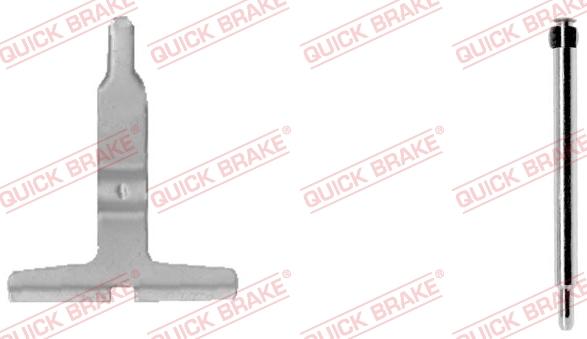 QUICK BRAKE 109-1217-1 - Комплект принадлежности, дискови накладки vvparts.bg