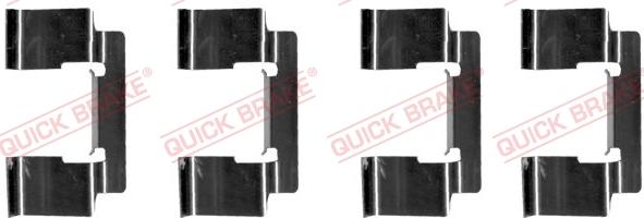 QUICK BRAKE 1091235 - Комплект принадлежности, дискови накладки vvparts.bg