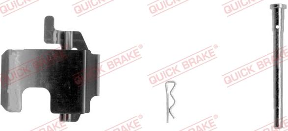QUICK BRAKE 109-1273-1L - Комплект принадлежности, дискови накладки vvparts.bg