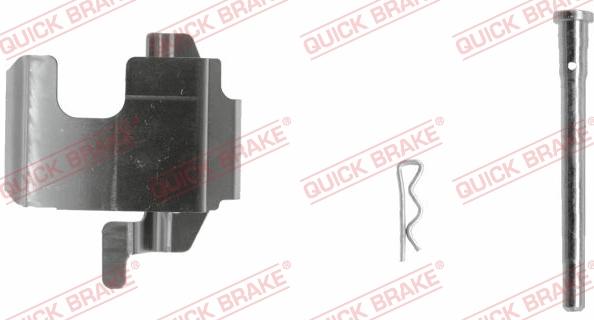 QUICK BRAKE 109-1273-1R - Комплект принадлежности, дискови накладки vvparts.bg