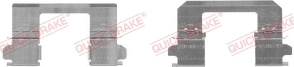 QUICK BRAKE 109-1736-1 - Комплект принадлежности, дискови накладки vvparts.bg