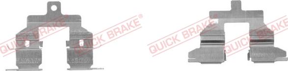 QUICK BRAKE 109-1737-1 - Комплект принадлежности, дискови накладки vvparts.bg