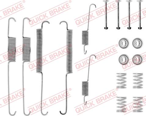 QUICK BRAKE 105-0640 - Комплект принадлежности, спирани челюсти vvparts.bg