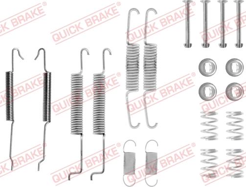 QUICK BRAKE 105-0680 - Комплект принадлежности, спирани челюсти vvparts.bg