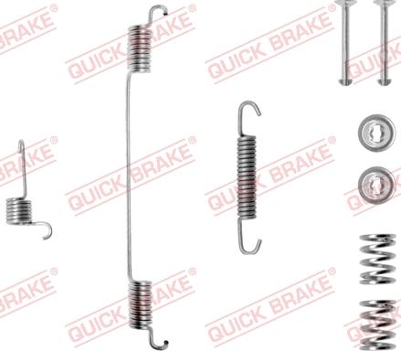 QUICK BRAKE 105-0682-1L - Комплект принадлежности, спирани челюсти vvparts.bg