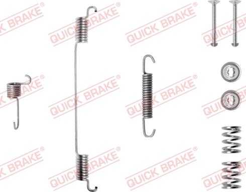 QUICK BRAKE 10506821R - Комплект принадлежности, спирани челюсти vvparts.bg