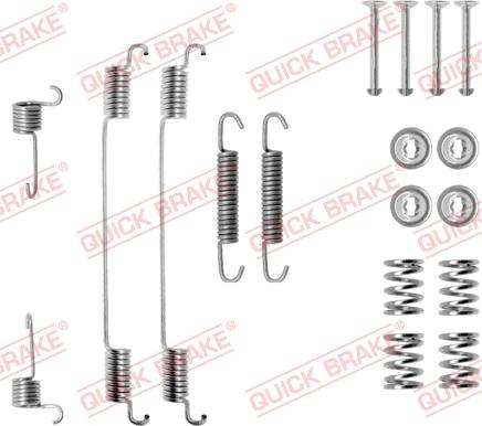 QUICK BRAKE 105-0682 - Комплект принадлежности, спирани челюсти vvparts.bg
