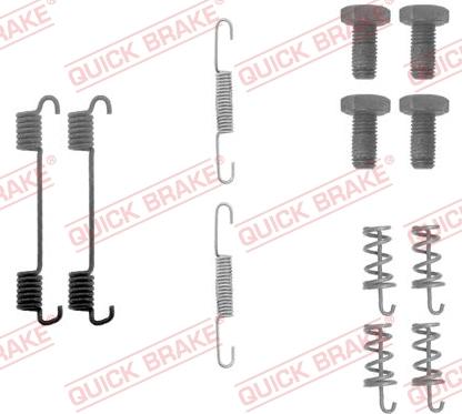 QUICK BRAKE 1050622 - Комплект принадлежности, челюсти за ръчна спирачка vvparts.bg