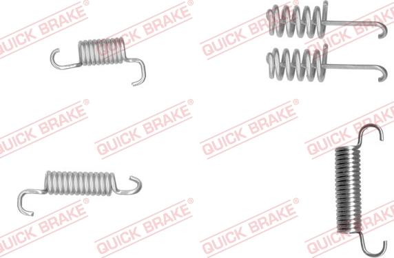 QUICK BRAKE 105-0004-1 - Комплект принадлежности, челюсти за ръчна спирачка vvparts.bg