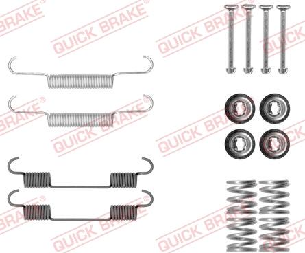 QUICK BRAKE 1050897 - Комплект принадлежности, челюсти за ръчна спирачка vvparts.bg