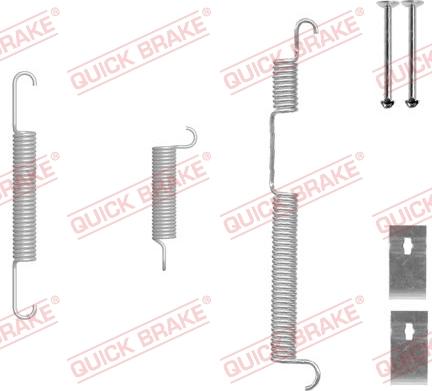 QUICK BRAKE 105-0844-1 - Комплект принадлежности, спирани челюсти vvparts.bg