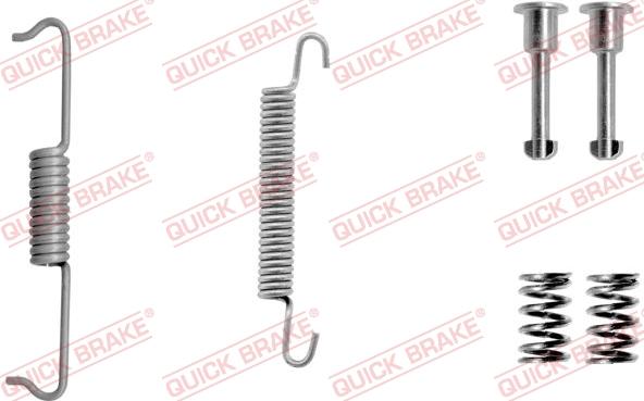 QUICK BRAKE 105-0841-1 - Комплект принадлежности, челюсти за ръчна спирачка vvparts.bg