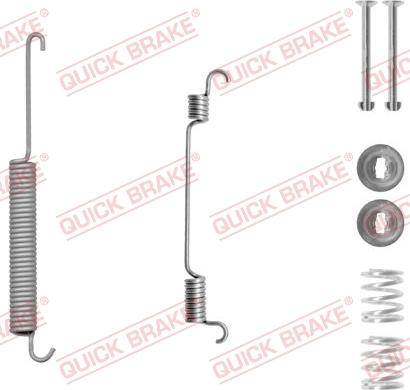 QUICK BRAKE 105-0806-1 - Комплект принадлежности, спирани челюсти vvparts.bg