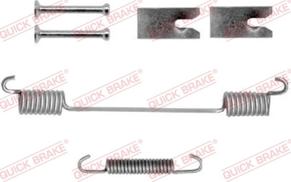 QUICK BRAKE 105-0836-1 - Комплект принадлежности, спирани челюсти vvparts.bg