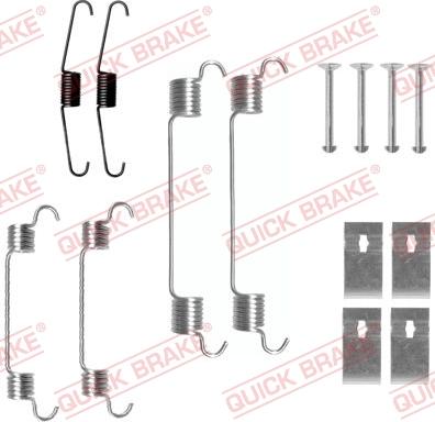 QUICK BRAKE 1050833 - Комплект принадлежности, спирани челюсти vvparts.bg