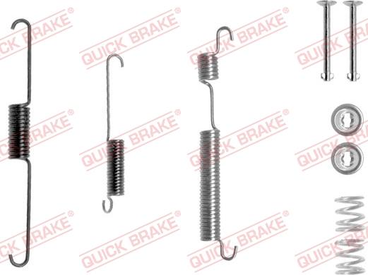 QUICK BRAKE 10508241R - Комплект принадлежности, спирани челюсти vvparts.bg