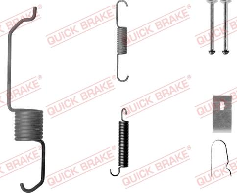 QUICK BRAKE 105-0798-1 - Комплект принадлежности, спирани челюсти vvparts.bg