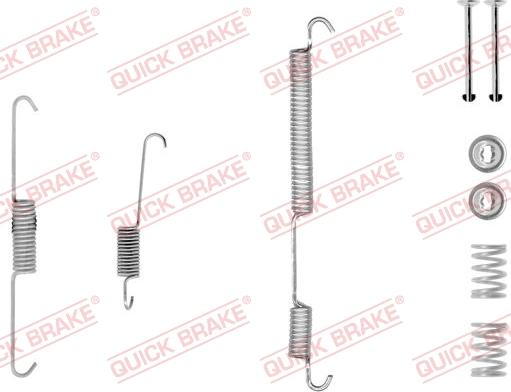 QUICK BRAKE 105-0753-1 - Комплект принадлежности, спирани челюсти vvparts.bg