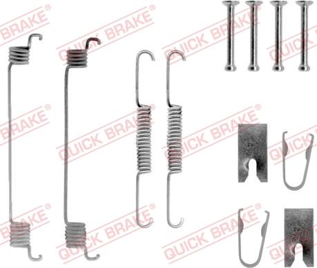 QUICK BRAKE 105-0789 - Комплект принадлежности, спирани челюсти vvparts.bg