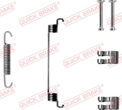 QUICK BRAKE 105-0783-1 - Комплект принадлежности, спирани челюсти vvparts.bg