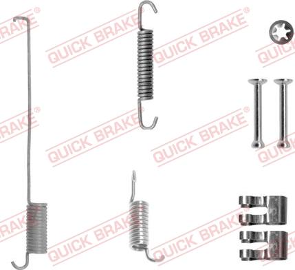 QUICK BRAKE 105-0739-1L - Комплект принадлежности, спирани челюсти vvparts.bg