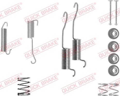 QUICK BRAKE 105-0776-1L - Комплект принадлежности, спирани челюсти vvparts.bg