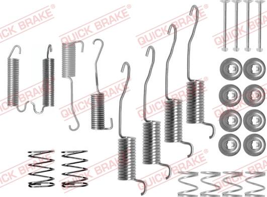 QUICK BRAKE 105-0776 - Комплект принадлежности, спирани челюсти vvparts.bg