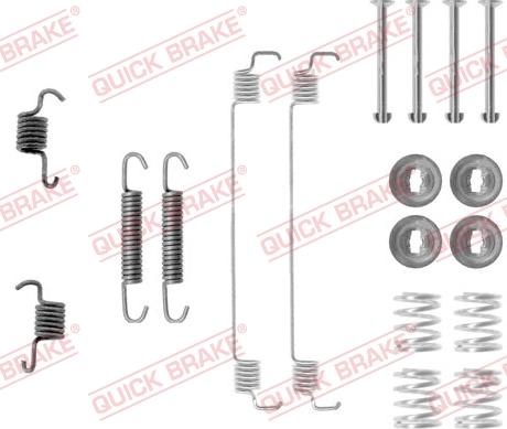 QUICK BRAKE 105-0777 - Комплект принадлежности, спирани челюсти vvparts.bg