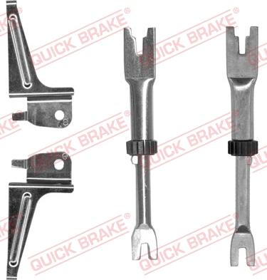 QUICK BRAKE 102 53 006 - Комплект допълнителна настройка, барабанни спирачки vvparts.bg