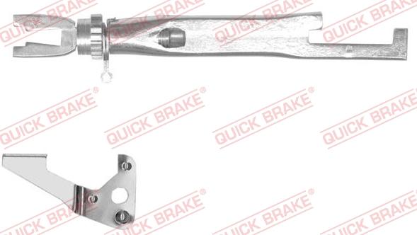 QUICK BRAKE 10253011-1L - Комплект допълнителна настройка, барабанни спирачки vvparts.bg