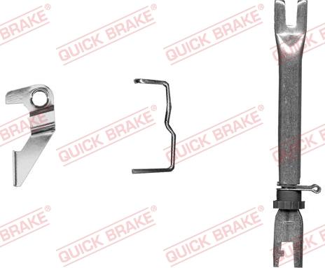 QUICK BRAKE 10253028-1L - Комплект допълнителна настройка, барабанни спирачки vvparts.bg