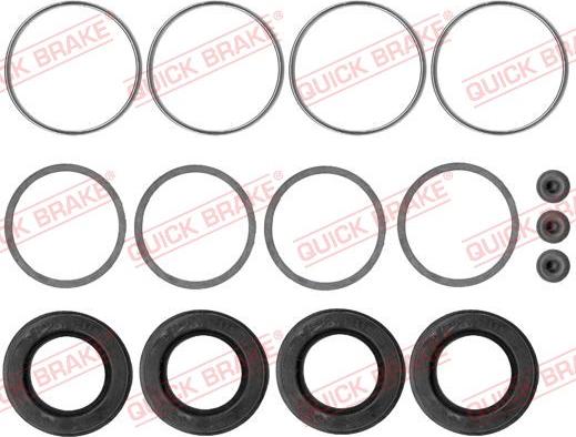 QUICK BRAKE 114-0327 - Ремонтен комплект, спирачен апарат vvparts.bg