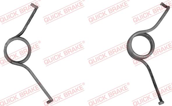 QUICK BRAKE 113-0500 - Ремонтен комплект, ръчна спирачка (спирачен апарат) vvparts.bg