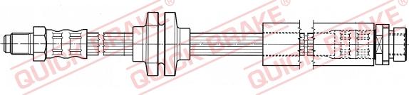 QUICK BRAKE 35.902 - Спирачен маркуч vvparts.bg