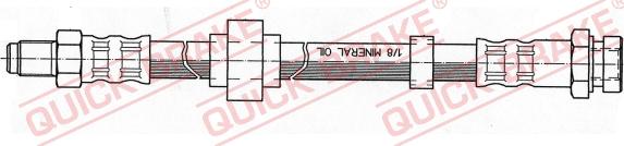 QUICK BRAKE 36.900 - Спирачен маркуч vvparts.bg