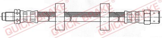 QUICK BRAKE 36.201 - Спирачен маркуч vvparts.bg