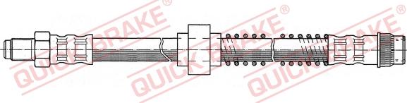 QUICK BRAKE 32.990 - Спирачен маркуч vvparts.bg