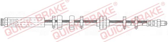 QUICK BRAKE 32.969 - Спирачен маркуч vvparts.bg